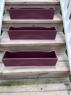 Vinyl Planter Boxes