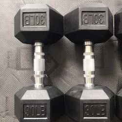 New Hex Dumbbells 💪 (2x30Lbs) for $48 Firm on Price 