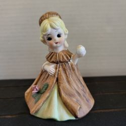 Vintage Josef Originals January Birthday Girl Snowball Figurine George Good 3.5"