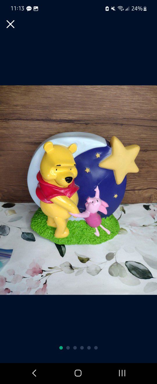 Disney Winnie The Pooh Night light Bank 