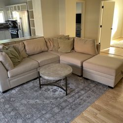 Living Spaces Sectional Sofa