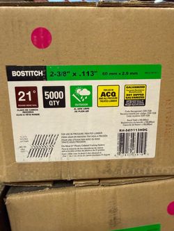 Bostitch 21° Framing Nails 2-3/8" x .113" 5000 Count