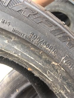 Selling 5 r16 tires