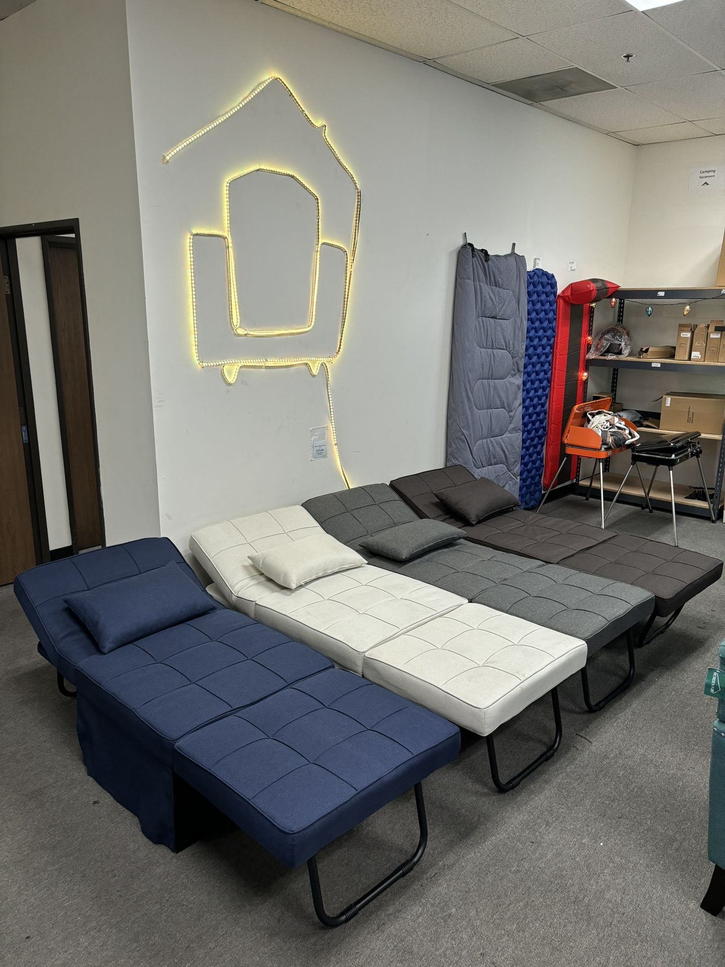 Brand New Multi Use Ottoman Sofa Bed Chair Recliner (4 color)