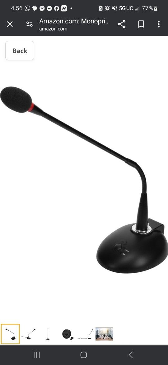 2 Microphones GOOSENECK