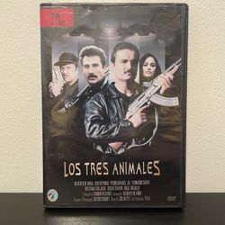 Los Tres Animales DVD Movie Like New Rare Out Of Print Spanish Film 2002