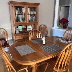 Dining set (Solid Oak)