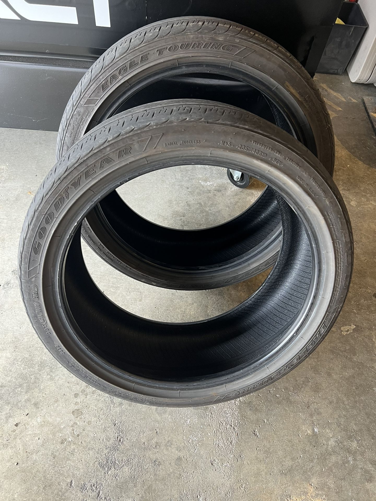 2 Goodyear Eagle Touring 235/40R19 for Sale in Tracy, CA OfferUp