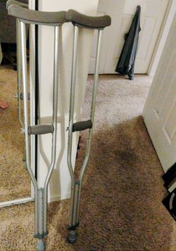 Standard adjustable height Crutches $15 Pair
