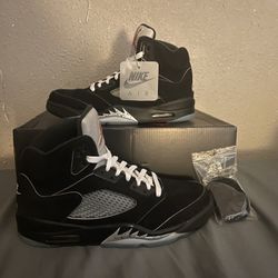 Jordan 5 Black Metallic Size 9