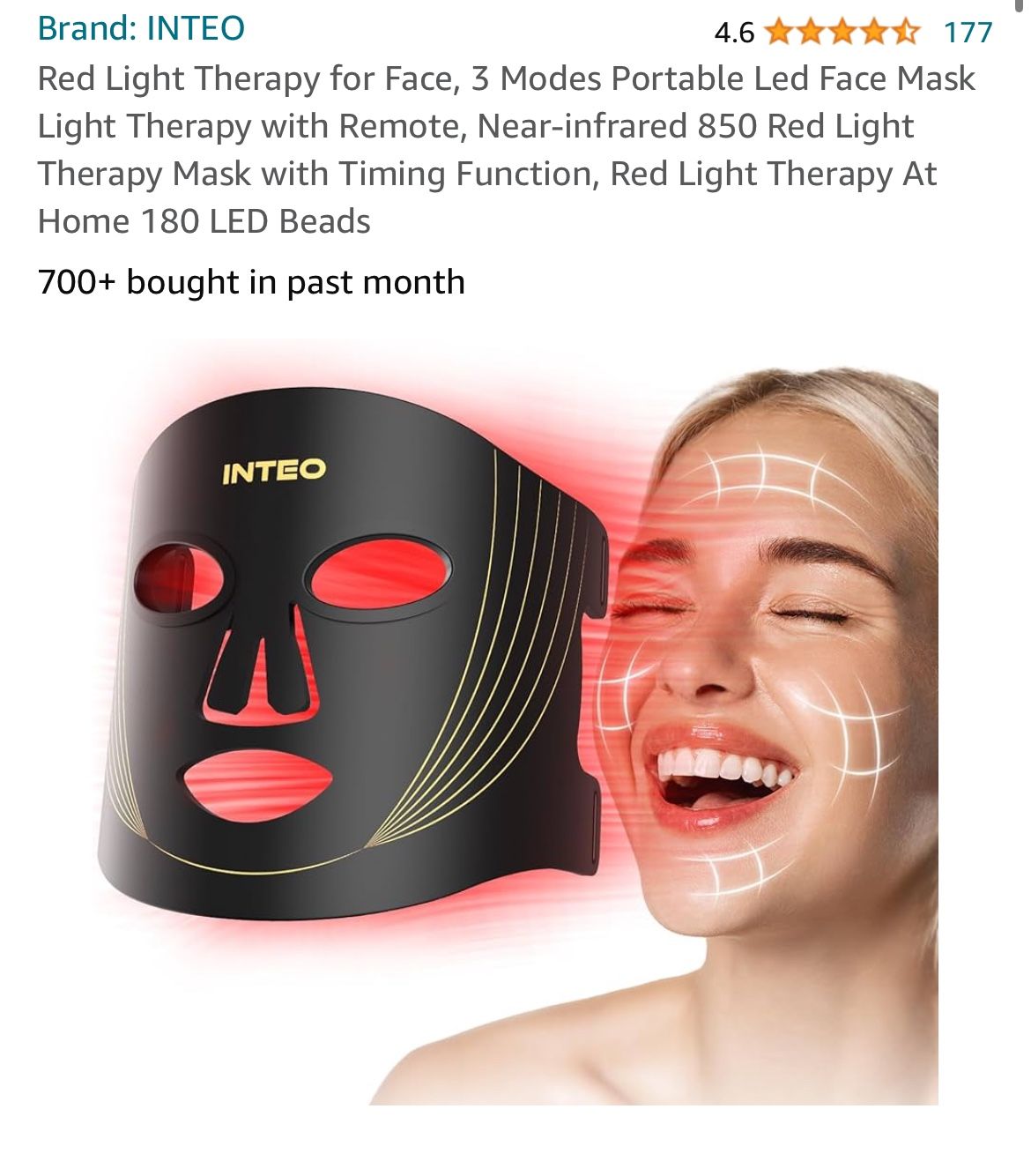 Red Light Therapy Mask for Face