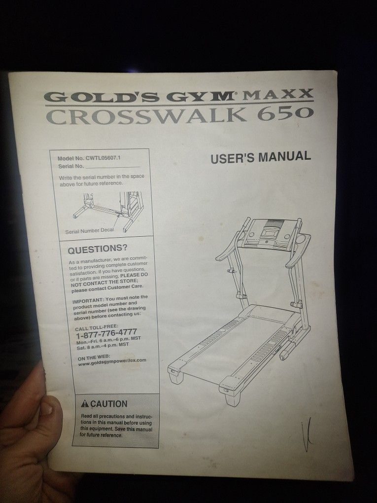 Gold Gym Treadmill 