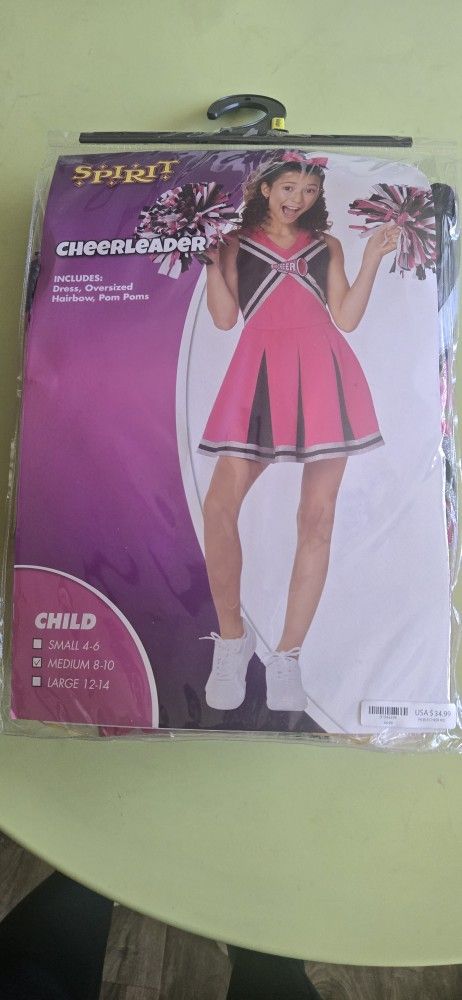 Kids Cheerleader Halloween Costume