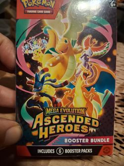 Pokémon Mega evolution Ascended Heroes bundle box