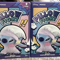 2 MinisoXDisney Stitch Pillow Fight Blind Box 