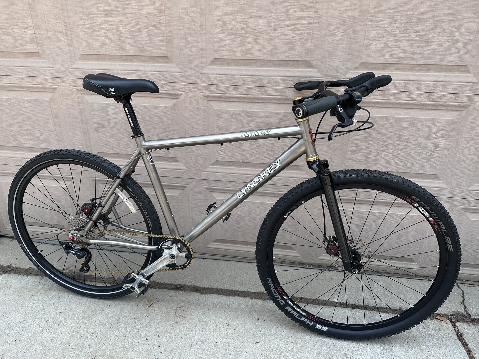 Lynskey Ridgeline SS Titanium Gravel Mtb 29’er Fully Tuned Up Custom Built Excellent Condition