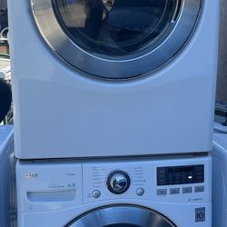Lg Washer And Electric Dryer Used 