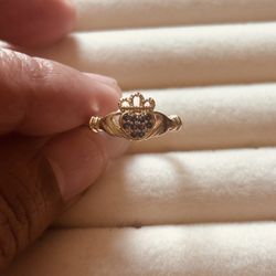 Celtic Claddagh Ring Size 6 