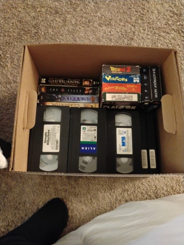 Random VHS Collection Lot