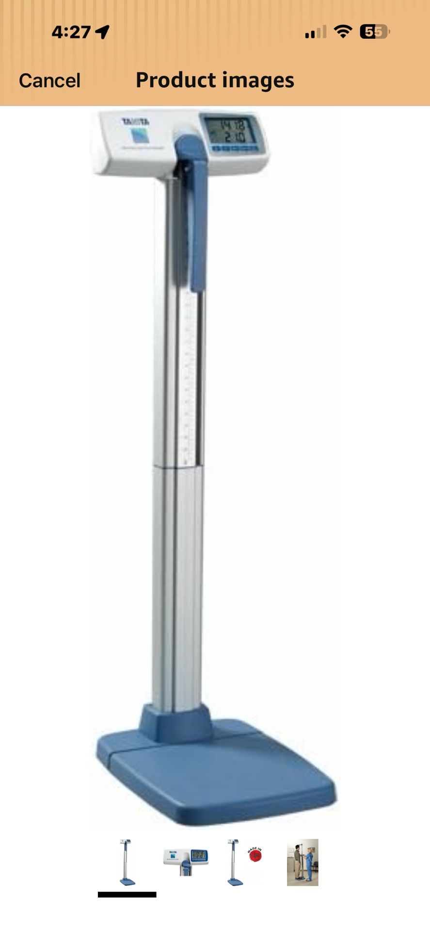 Tanita WB-3000 Digital Physicians Scale 660 lb Capacity