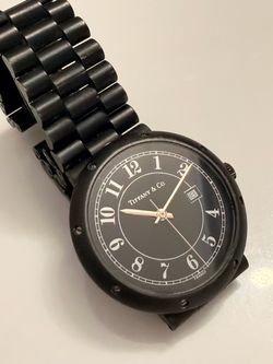Tiffany & Co. Black PVD Stainless Steel Watch – 35mm