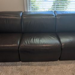 Moroni Italian Leather Motorized Sofa