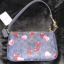 Coach Nolita 19 Blue Cherry Purse
