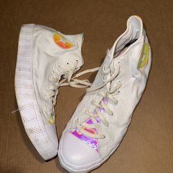 Converse UNT1TL3D High Hi-Vis Collection White Iridescent 170605C Men's Size 13