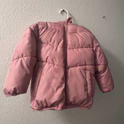 Pink Girls Rain Jacket -3T