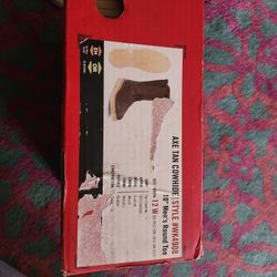 JUSTIN BOOTS Axe Tan Cowhide