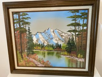 Canvas MountainView  Scenic Painting 