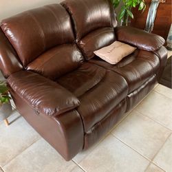 Fine  Leather Reclining Chairs