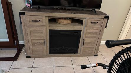 tv stand/fire place