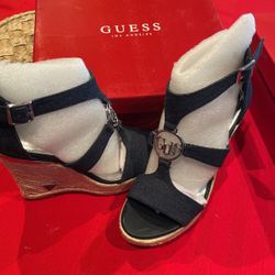 Guess New  Levis High Heels Wedged 6.5
