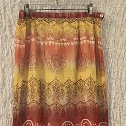 Coldwater Creek: Maxi Skirt, Fully Lined, Size: Large 