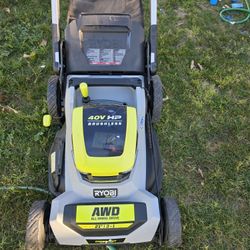 40v Ryobi Self Propelled Mower