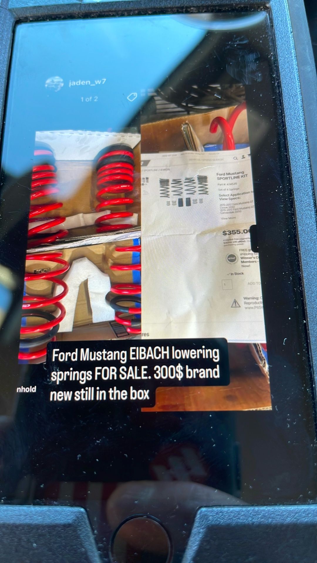 Mustang Lowering Springs