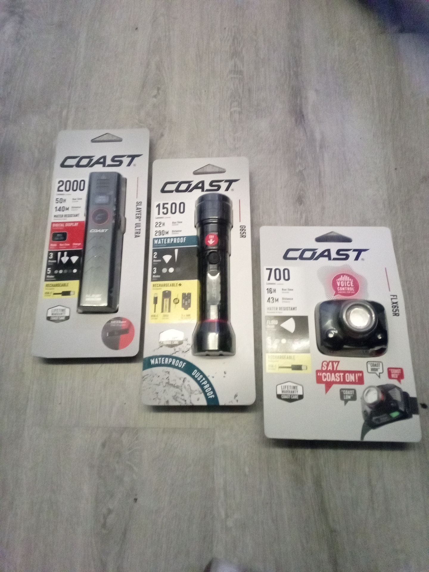 Coast Flashlight's (Brand New) Assortment