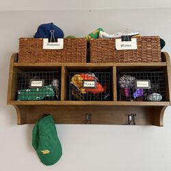 Pottery Barn Entryway Mudroom Shelves & Hooks
