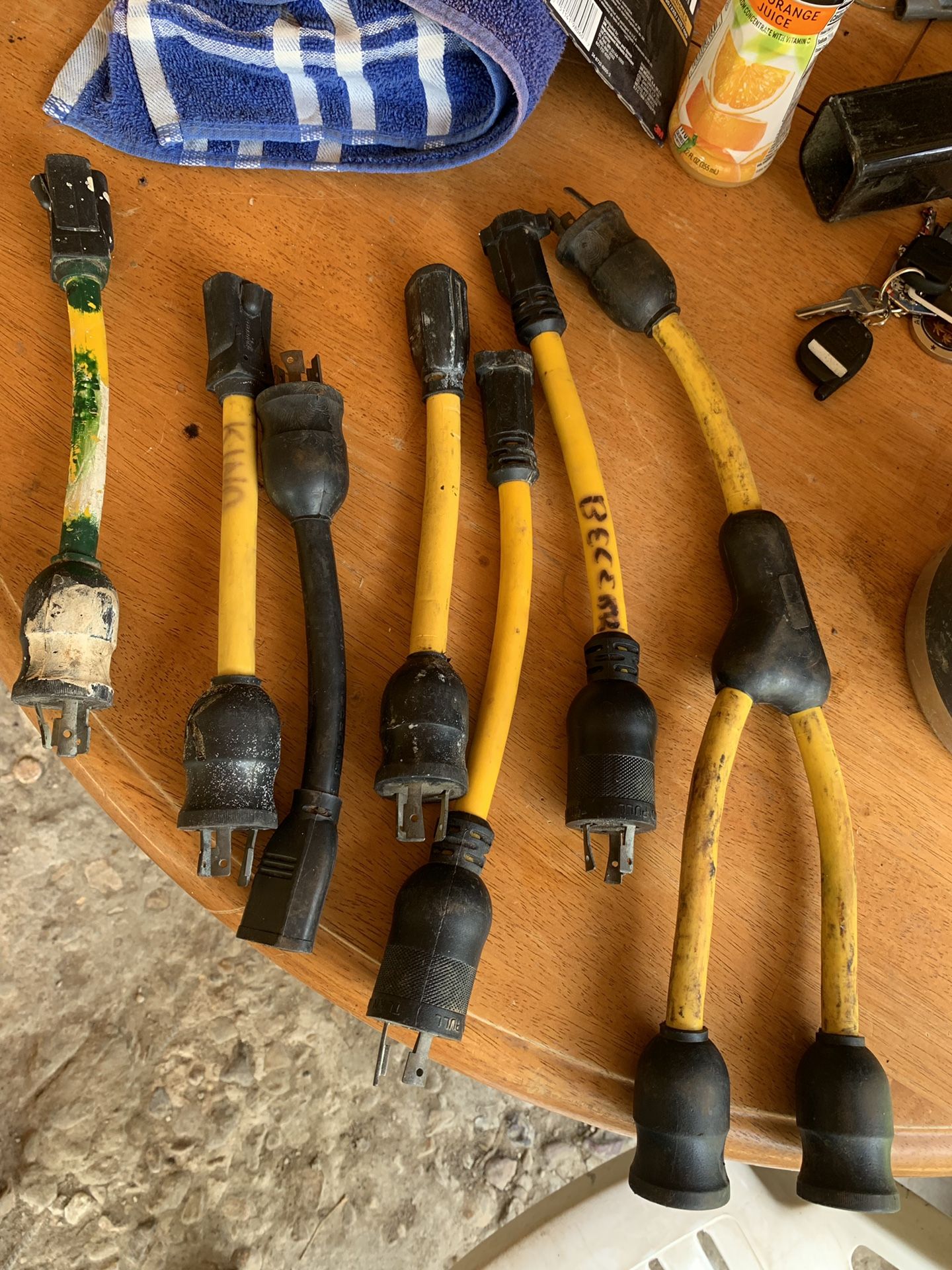 generator adapter cord bundle