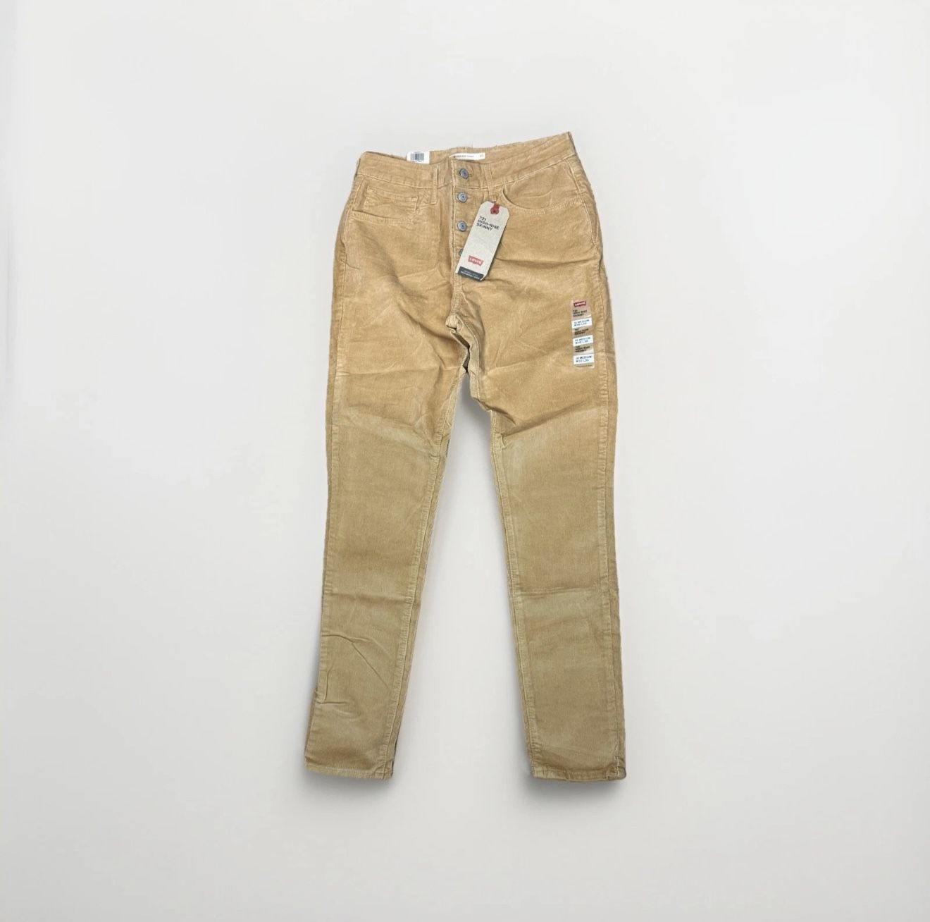Levi’s Women 721 Corduroy High Rise Button Front Skinny Pants, Size 30x30