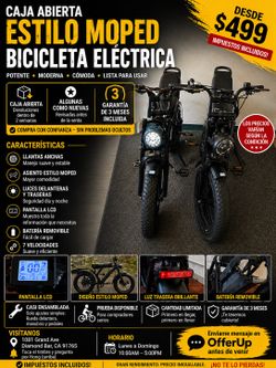 Bicicleta Eléctrica desde $499 (No esperaba que fuera así…)