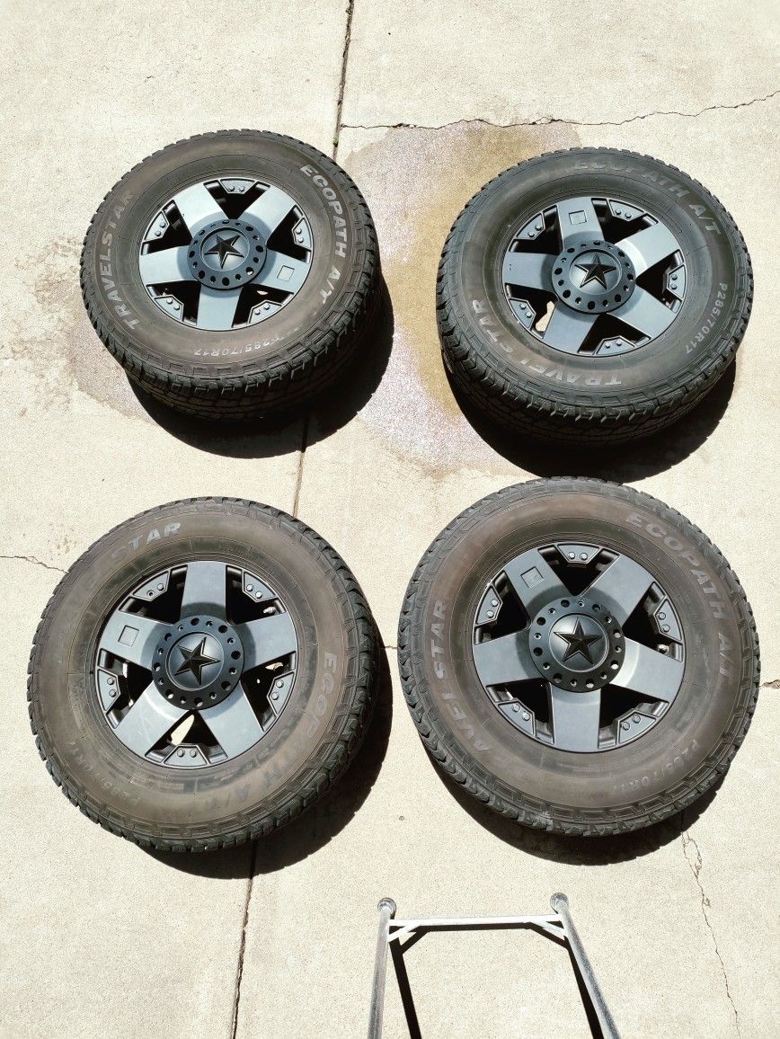 Toyota RockStar XD Wheels 285/70r17 A/T