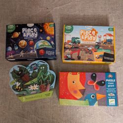 Kids Floor Puzzles. 36 Pieces And 48 Pieces