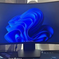 LG UltraGear curved gaming monitor