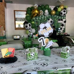 Soccer futbol Centerpieces centros De Mesa