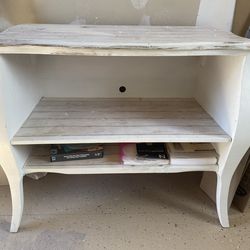 Painted white table