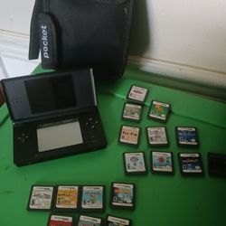 Nintendo DS, W/GAMES & CASE