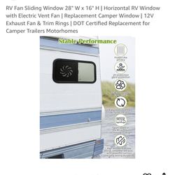 Rv Window With Fan