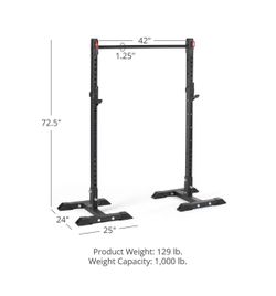 Titan Fitness squat rack w/pull up bar